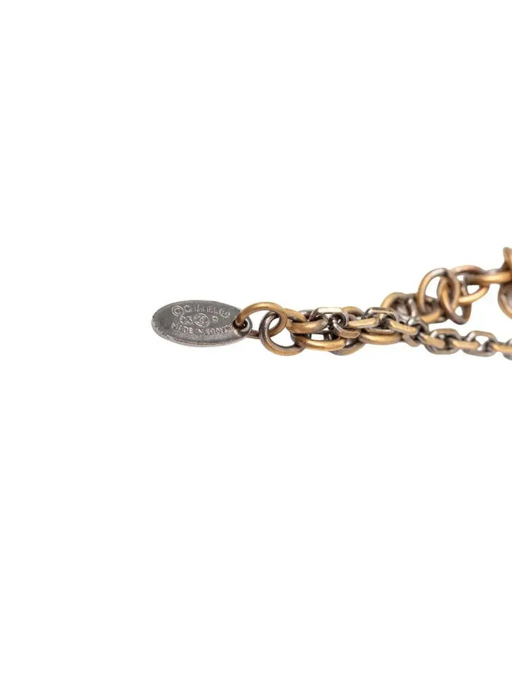 Chanel Cc Logo Chain Pendant Necklace #287787C71B